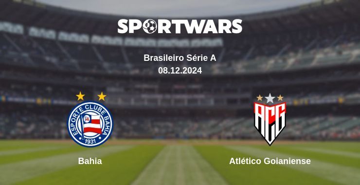 Result of the Bahia — Atlético Goianiense match, 08.12.2024