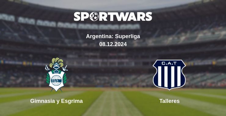 Gimnasia y Esgrima — Talleres watch online for free 08.12.2024