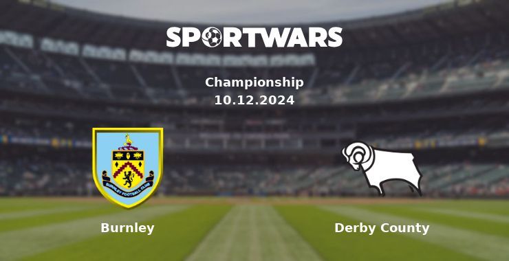 Burnley — Derby County watch online for free 10.12.2024