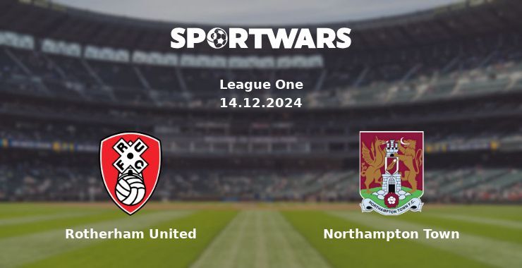 Rotherham United — Northampton Town watch online for free 14.12.2024