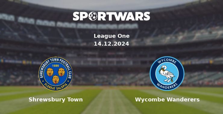 Shrewsbury Town — Wycombe Wanderers watch online for free 14.12.2024