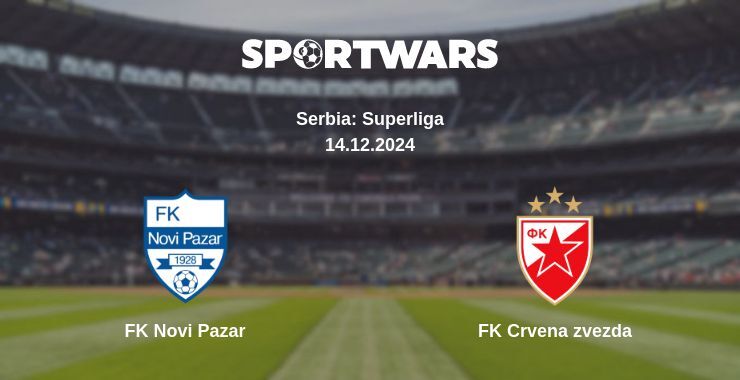 FK Novi Pazar — FK Crvena zvezda watch online for free 14.12.2024