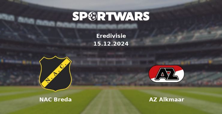 NAC Breda — AZ Alkmaar watch online for free 15.12.2024