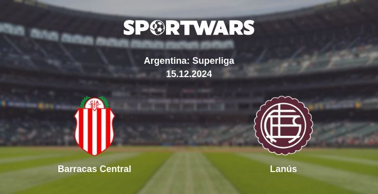 Barracas Central — Lanús watch online for free 15.12.2024