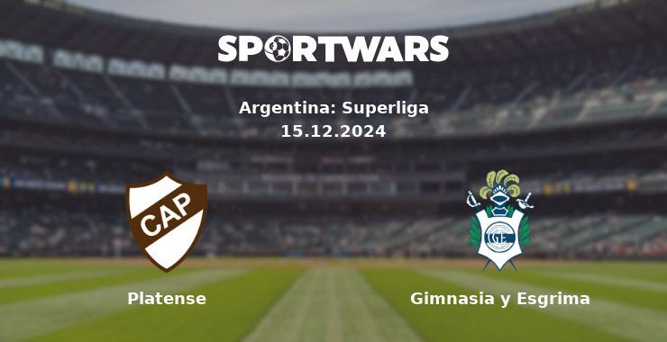 Platense — Gimnasia y Esgrima watch online for free 15.12.2024