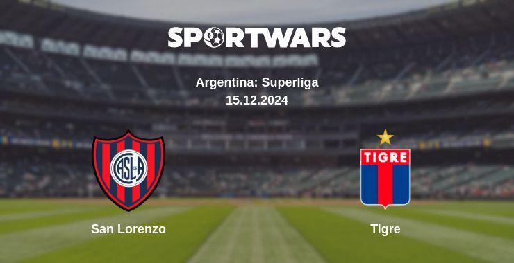 San Lorenzo — Tigre watch online for free 15.12.2024