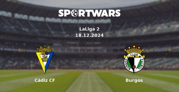 Cádiz CF — Burgos watch online for free 18.12.2024