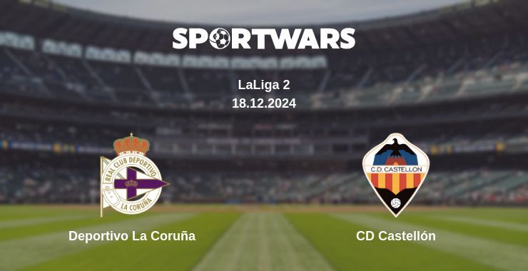 Deportivo La Coruña — CD Castellón watch online for free 18.12.2024