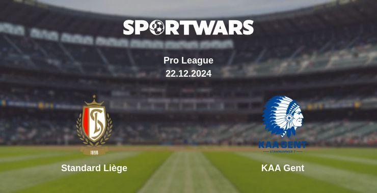 Standard Liège — KAA Gent watch online broadcast, 22.12.2024