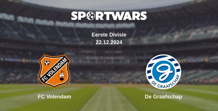 FC Volendam — De Graafschap watch online broadcast, 22.12.2024