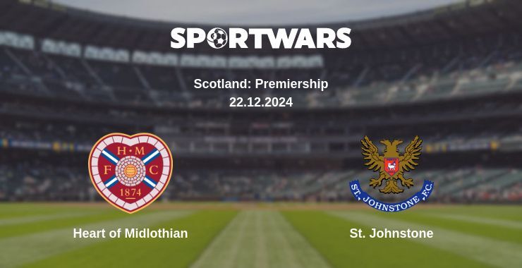 Heart of Midlothian — St. Johnstone watch online broadcast, 22.12.2024