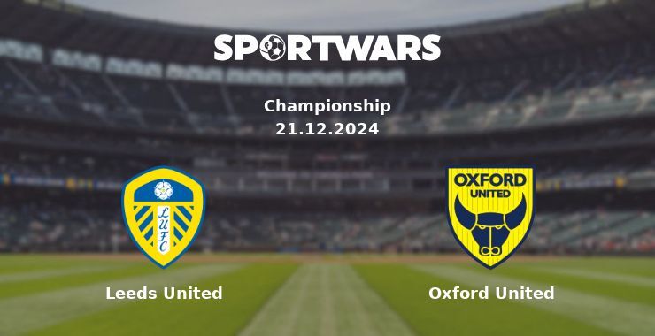 Leeds United — Oxford United watch online for free 21.12.2024