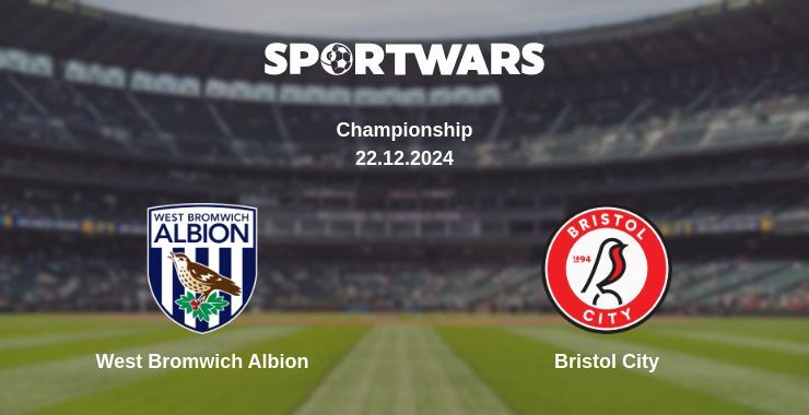 West Bromwich Albion — Bristol City watch online for free 22.12.2024