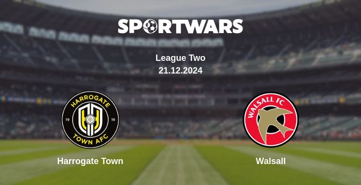 Result of the Harrogate Town — Walsall match, 21.12.2024