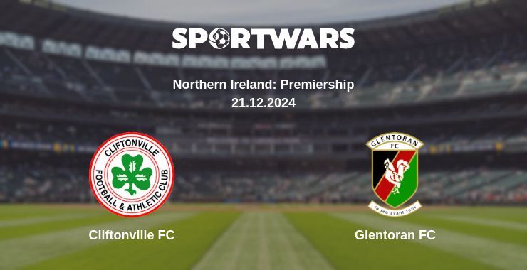 Result of the Cliftonville FC — Glentoran FC match, 21.12.2024