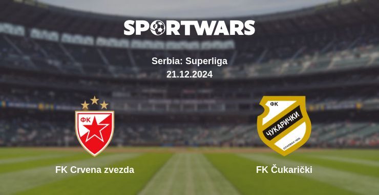 FK Crvena zvezda — FK Čukarički watch online for free 21.12.2024