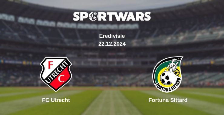 FC Utrecht — Fortuna Sittard watch online broadcast, 22.12.2024