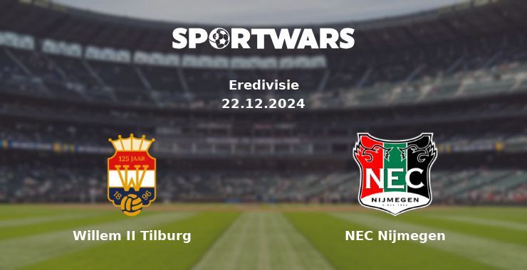 Willem II Tilburg — NEC Nijmegen watch online for free 22.12.2024