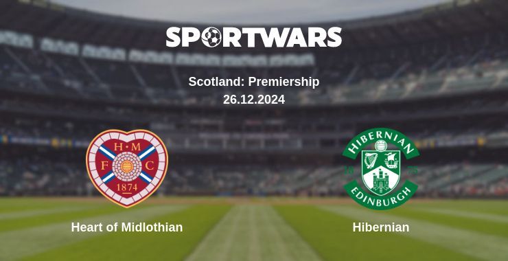 Heart of Midlothian — Hibernian watch online broadcast, 26.12.2024