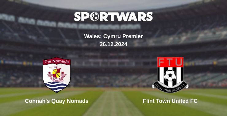 Connah's Quay Nomads — Flint Town United FC watch online broadcast, 26.12.2024