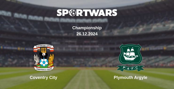 Coventry City — Plymouth Argyle watch online for free 26.12.2024