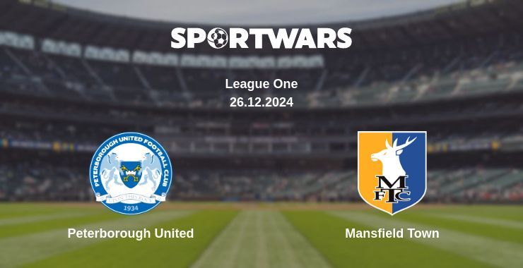 Peterborough United — Mansfield Town watch online broadcast, 26.12.2024