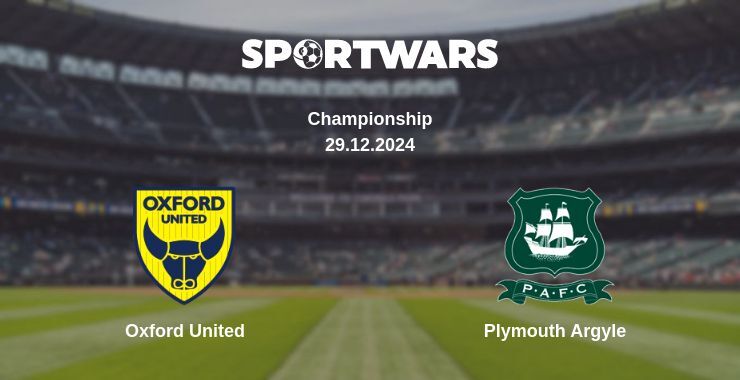 Oxford United — Plymouth Argyle watch online broadcast, 29.12.2024