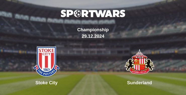 Stoke City — Sunderland watch online broadcast, 29.12.2024