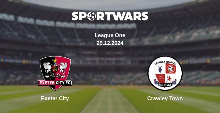 Exeter City — Crawley Town watch online for free 29.12.2024