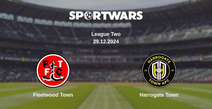 Fleetwood Town — Harrogate Town watch online broadcast, 29.12.2024