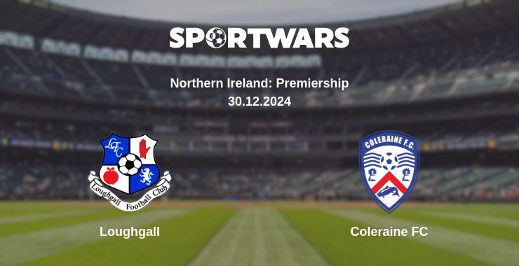 Loughgall — Coleraine FC watch online broadcast, 30.12.2024