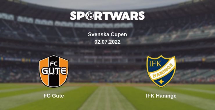 Result of the FC Gute — IFK Haninge match, 02.07.2022