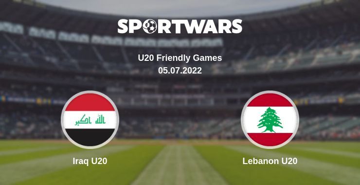 Iraq U20 — Lebanon U20 watch online for free 05.07.2022