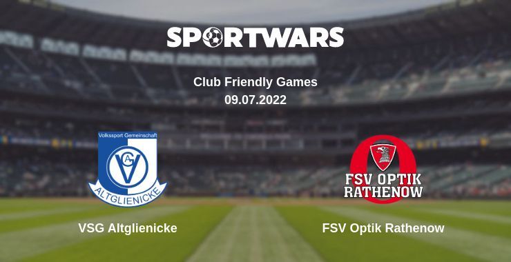 VSG Altglienicke — FSV Optik Rathenow watch online for free 09.07.2022