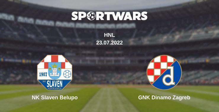 NK Slaven Belupo — GNK Dinamo Zagreb watch online for free 23.07.2022