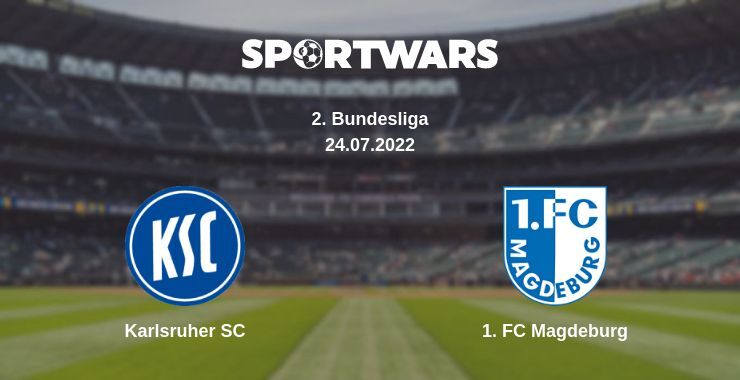 Karlsruher SC — 1. FC Magdeburg watch online for free 24.07.2022