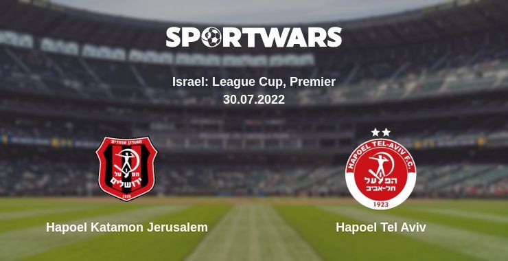 Hapoel Katamon Jerusalem — Hapoel Tel Aviv watch online for free 30.07.2022