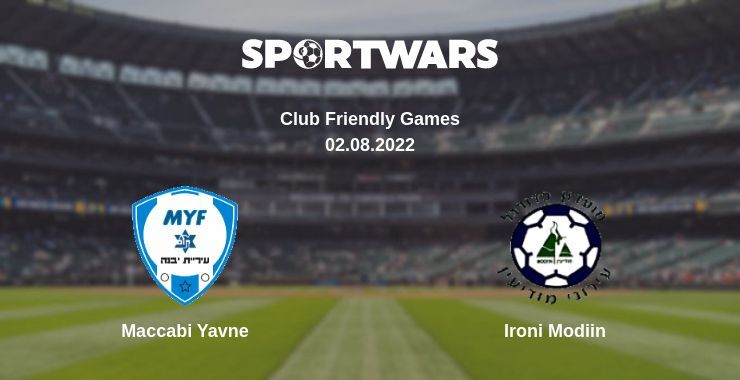 Maccabi Yavne — Ironi Modiin watch online for free 02.08.2022