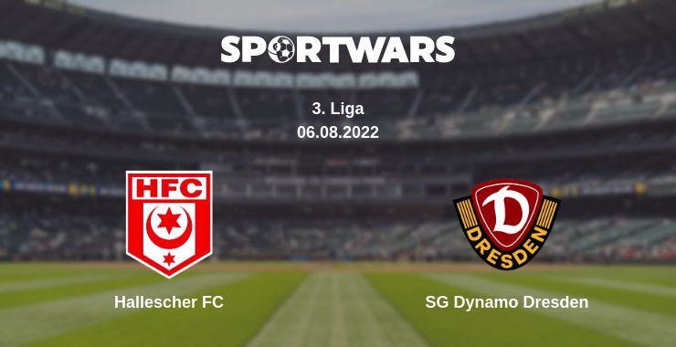 Hallescher FC — SG Dynamo Dresden watch online for free 06.08.2022