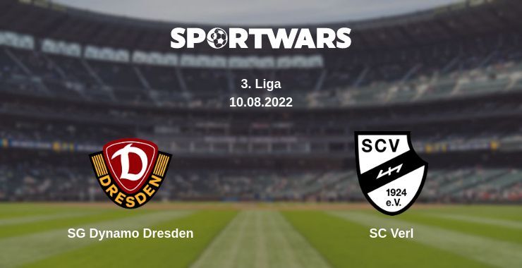 SG Dynamo Dresden — SC Verl watch online for free 10.08.2022