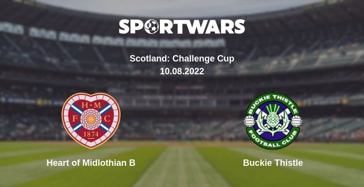 Heart of Midlothian B — Buckie Thistle watch online for free 10.08.2022