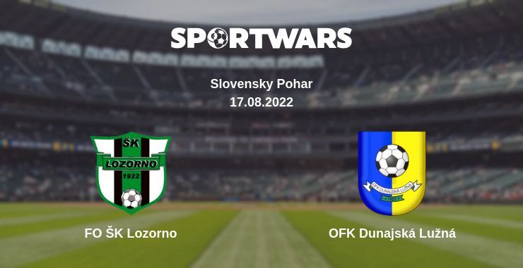 FO ŠK Lozorno — OFK Dunajská Lužná watch online for free 17.08.2022