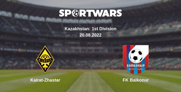 Kairat-Zhastar — FK Baikonur watch online for free 20.08.2022