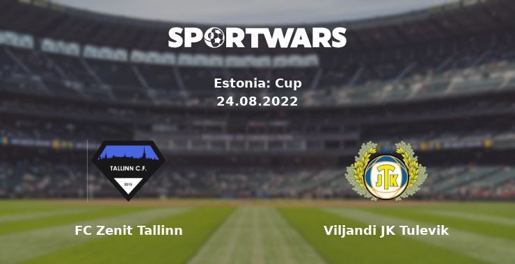 FC Zenit Tallinn — Viljandi JK Tulevik watch online for free 24.08.2022