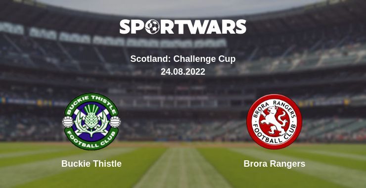 Result of the Buckie Thistle — Brora Rangers match, 24.08.2022