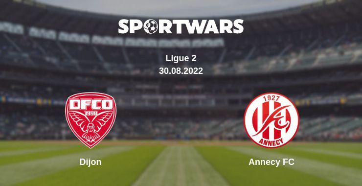 Dijon — Annecy FC watch online for free 30.08.2022