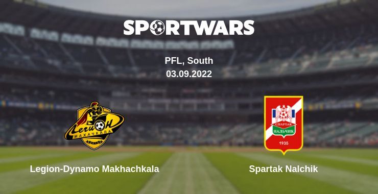 Legion-Dynamo Makhachkala — Spartak Nalchik watch online for free 03.09.2022