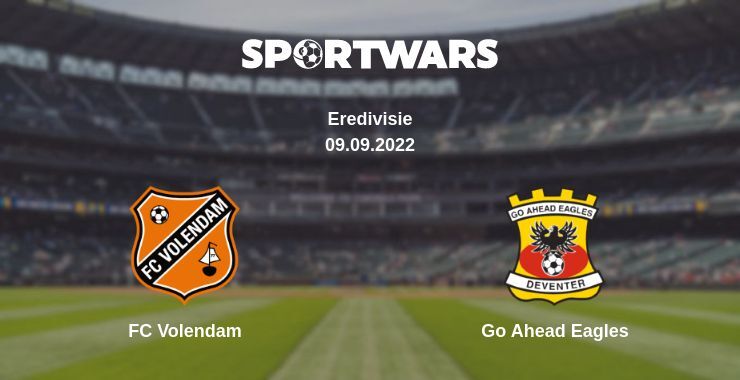 FC Volendam — Go Ahead Eagles watch online for free 09.09.2022