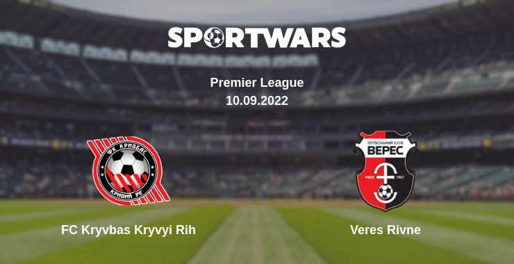 FC Kryvbas Kryvyi Rih — Veres Rivne watch online for free 10.09.2022