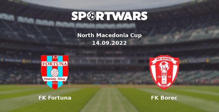 FK Fortuna — FK Borec watch online for free 14.09.2022